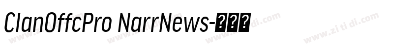 ClanOffcPro NarrNews字体转换